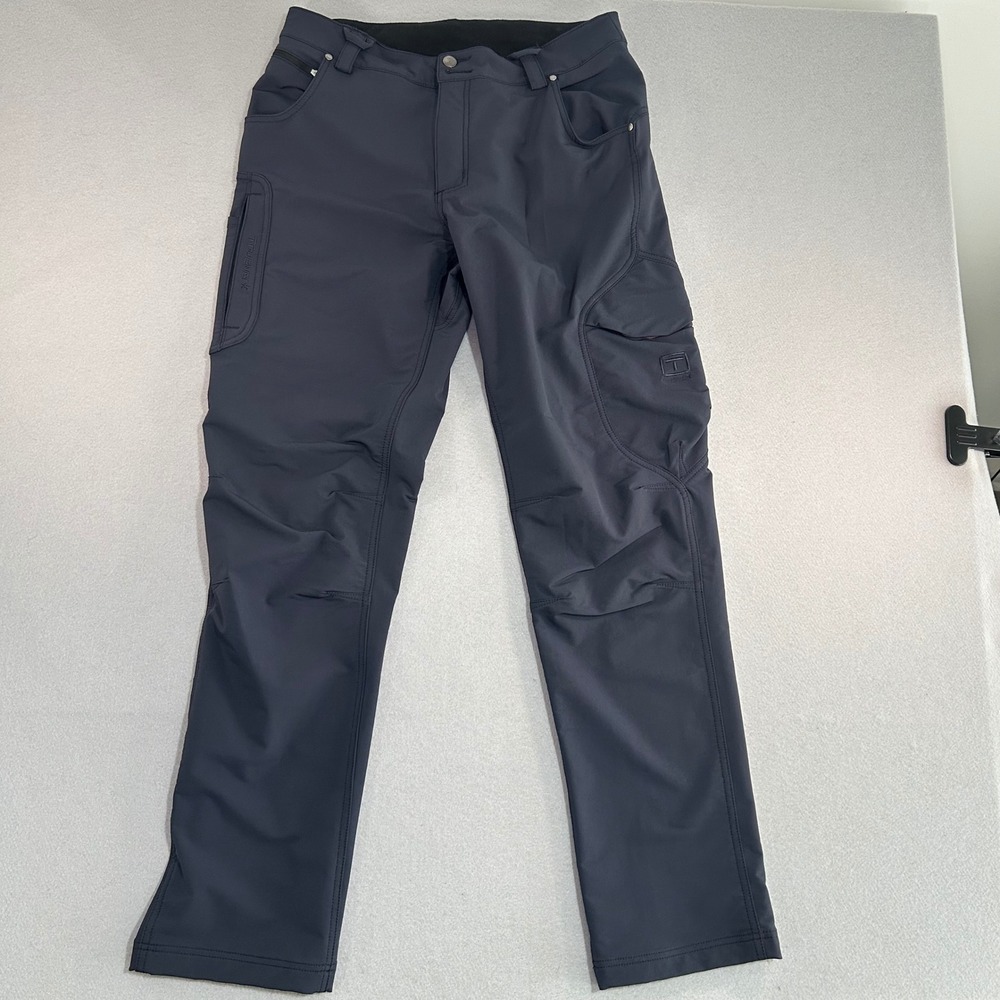 Truewerk T1 Werkpants Men 34x34 Black Softshell Tactical Cargo Work Pants